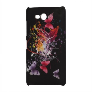 Colorful Butterflies Hard Cover Case for Nokia Lumia 820