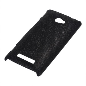 Glittery Paillette Hard Plastic Cover Case for HTC Windows Phone 8S - Black