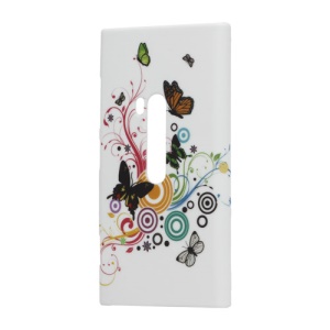 Colorful Circles Butterflies Pattern Hard Case for Nokia Lumia 920