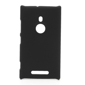 Rubberized Hard Plastic Case Cover for Nokia Lumia 925 - Black