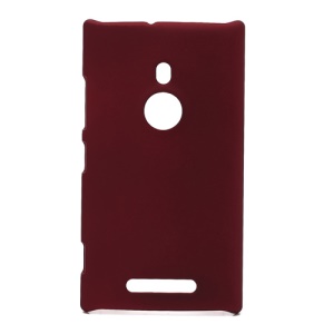 Rubberized Hard Plastic Case Cover for Nokia Lumia 925 - Red