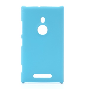 Rubberized Hard Plastic Case Cover for Nokia Lumia 925 - Baby Blue