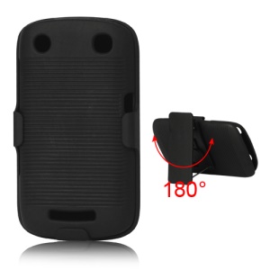 BlackBerry Curve 9360 9350 9370 Slide Case with Swivel Belt Clip Stand