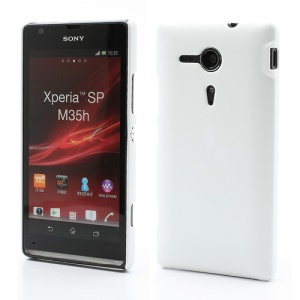 Rubberized Hard Case Accessories for Sony Xperia SP C5303 C5302 C5306 M35h - White