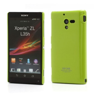 Ultra Thin Glossy SGP Case Cover for Sony Xperia ZL C6503 C6502 C6506 L35h - Green
