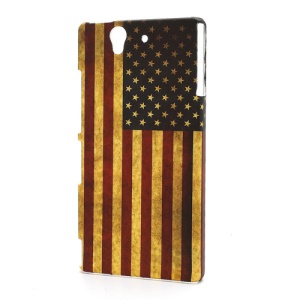 Retro United States American Flag Hard Case for Sony Xperia Z C6603 L36h Yuga