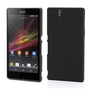 Ultra Slim QuickSand Plastic Case Cover for Sony Xperia Z C6603 L36h Yuga - Black