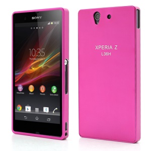 Detachable Aluminum Case Cover for Sony Xperia Z C6603 C6602 L36h HSPA+ LTE - Rose