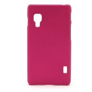 Rubberized Smooth Plastic Hard Case Shell for LG Optimus L5 II E460 - Rose
