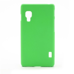 Rubberized Smooth Plastic Hard Case Shell for LG Optimus L5 II E460 - Green