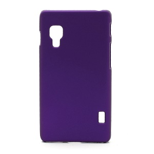 Rubberized Smooth Plastic Hard Case Shell for LG Optimus L5 II E460 - Purple
