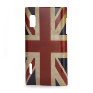 Retro UK Flag Design Hard Case Shell for LG Optimus L5 E610 E612