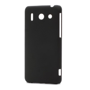 Rubberized Hard Plastic Case Cover for Huawei Ascend G510 U8951D - Black