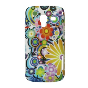 Colorized Flower Hard Cover for Samsung Galaxy Ace 2 I8160