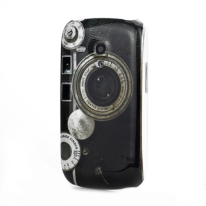Camera Design Plastic Case for Samsung i8190 Galaxy S III / 3 Mini