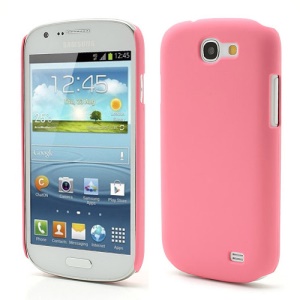 Rubberized Matte Plastic Hard Shell for Samsung Galaxy Express I8730 - Pink