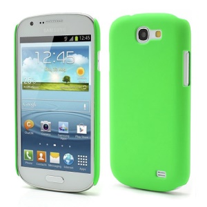 Rubberized Matte Plastic Shell for Samsung Galaxy Express I8730 - Green