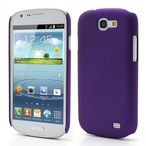 Rubberized Matte Hard Shell Case for Samsung Galaxy Express I8730 - Purple