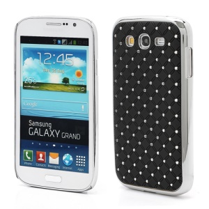 Starry Sky Sparking Rhinestone Electroplating Hard Case for Samsung Galaxy Grand I9080 I9082 - Black