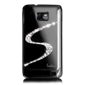 Eileen S-Lime Series Diamond Case for Samsung I9100 Galaxy S2 / II - Shadow Black