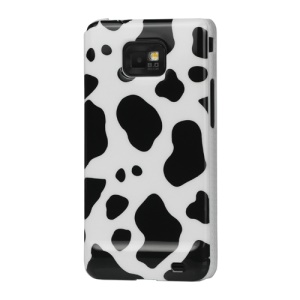 Black & White Dairy Cattle Cow Hard Case for Samsung I9100 Galaxy S2 / II