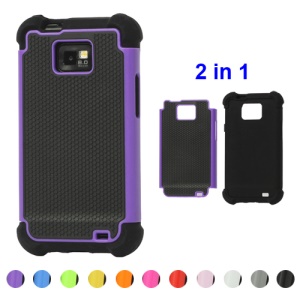 Silicone and Plastic Hybrid Case for Samsung Galaxy S2 / II I9100