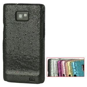 Glaring Flashlight Powder Skin Hard Plastic Cover for Samsung i9100 Galaxy S 2