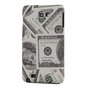 US Dollar Hard Case for Samsung Galaxy Note I9220 GT-N7000 I717 - White