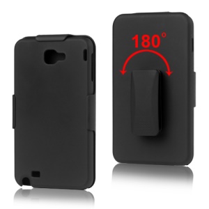 Samsung Galaxy Note I9220 GT-N7000 I717 Slide Case with Swivel Belt Clip Holster Stand