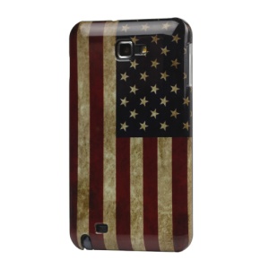 Retro American US Flag Hard Case for Samsung Galaxy Note I9220 GT-N7000 I717