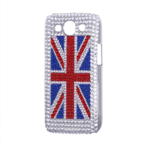 Union Jack Flag Rhinestone Case for Samsung Galaxy S 3 / III I9300 I747 L710 T999 I535 R530