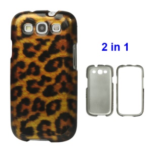 Snap-on Leopard Hard Cover for Samsung Galaxy S 3 / III I9300 I747 L710 T999 I535 R530