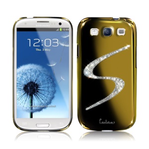 Eileen S-Lime Series Samsung Galaxy S 3 / III I9300 I747 L710 T999 I535 R530 Swarovski Case - Gold