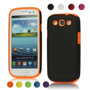 Detachable Silicone & Plastic Hybrid Case for Samsung Galaxy S 3 / III I9300 I747 L710 T999 I535 R530