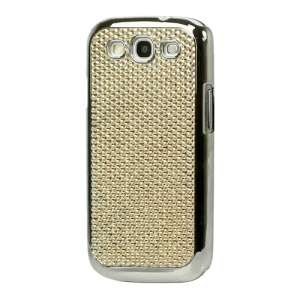 Rhinestone Bling Hard Case for Samsung Galaxy S 3 / III I9300 - Light Yellow