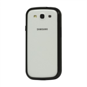 Aluminum Metal Alloy Bumper Case for Samsung Galaxy S 3 / III I9300 I747 L710 T999 I535 R530 - Black