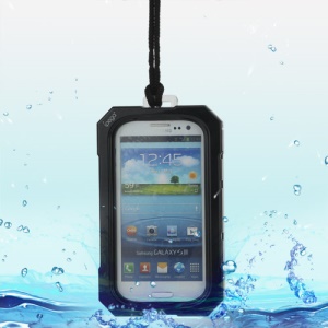 iPega Best Samsung Galaxy S 3 / III I9300 Waterproof Case for Life in Water Dirt Snow - Black