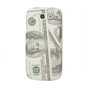 US Dollar Leather Hard Case for Samsung Galaxy S 3 / III I9300 I747 L710 T999 I535 R530