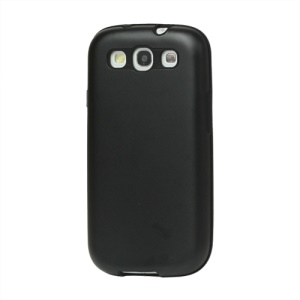 Aluminum Silicone Hybrid Case for Samsung Galaxy S 3 / III I9300 I747 L710 T999 I535 R530 - Black