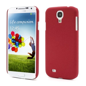 Quicksand Hard Plastic Case Shell for Samsung Galaxy S4 i9500 i9505 - Red