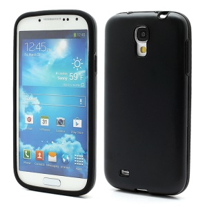 Smooth Aluminum and Silicone Hybrid Hard Case for Samsung Galaxy S4 IV i9500 i9505 - Black