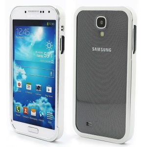 Aluminum Metal Slide-On Frame Bumper Case for Samsung Galaxy S IV S 4 i9500 i9502 i9505 - Silver