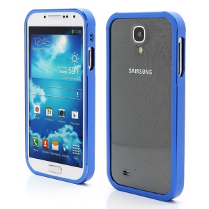 Aluminum Metal Slide-On Frame Bumper Case for Samsung Galaxy S IV S 4 i9500 i9502 i9505 - Dark Blue