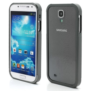 Aluminum Metal Slide-On Frame Bumper Case for Samsung Galaxy S IV S 4 i9500 i9502 i9505 - Grey