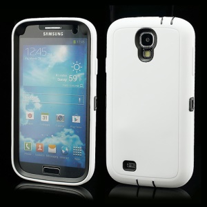 3 in 1 Silicone & Plastic Robot Combo Case for Samsung Galaxy S 4 IV i9500 i9502 i9505 - White