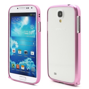 Slim Premium Aluminium Metal Bumper Case for Samsung Galaxy S4 i9500 i9502 i9505 - Pink