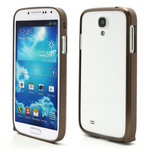 Slim Premium Aluminium Metal Bumper Case for Samsung Galaxy S4 i9500 i9502 i9505 - Brown
