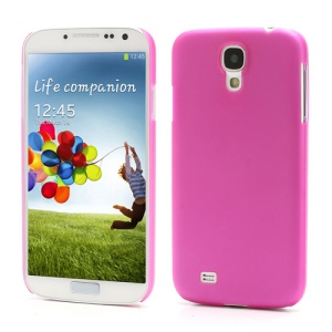 Ultra Thin Frosted Plastic Case for Samsung Galaxy S IV S4 i9500 i9505 - Rose