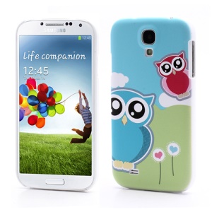 Cute Owl Print Hard Case Shell for Samsung Galaxy S 4 SIV i9500 i9505