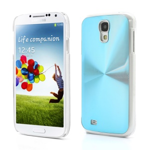 CD Veins Metal Aluminium Hard Case Shell for Samsung Galaxy S IV S4 i9500 i9505 - Baby Blue
